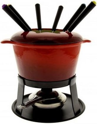OEM Set Fondue 6 Tenedores Rojo - Hhf0255 - Tableandcook