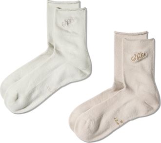 Nike Unisex Everyday Elevated Micro-Crew Socks (2 Pairs) in Multicolor | IO1863-905