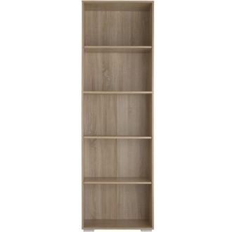TecTake Estanter&iacute;a de MDF con 5 apartados, vers&aacute;til, 60 x 30 x 190 cm, madera