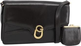 Gucci Pre-owned Vintage Schoudertas - Dames - Vintage Schoudertas - Blauw - ONE Size - Leer - Vintage
