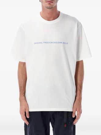 Gramicci graphic-print T-shirt - men - Fabric - S - White