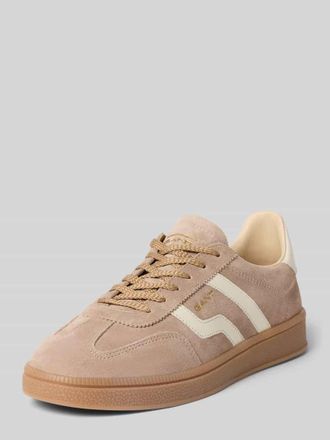 GANT Sneaker aus reinem Leder Modell Cuzima in Hellbraun, Gr&ouml;&szlig;e 36