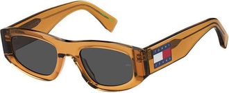Tommy Hilfiger TJ 0087/S L7Q/IR Mens Sunglasses Orange Size 52