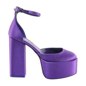 PARIS TEXAS High Heel Sandals, female, Purple, Size: 6 1/2 US Dalilah Platform Sandals