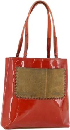 Prada Pre-owned Tote Bags, female, Red, Size: ONE SIZE Pre-owned Vintage Tote Bag