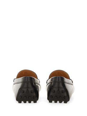 Tod's Calf Skin Moccasin Loafer - Black