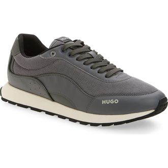 BOSS Icelin Runn Sneaker in Medium Grey at Nordstrom Rack, Size 12Us / 11Uk