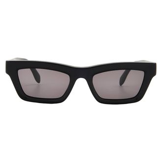 Palm Angels MELROSE Dark Grey Rectangular Unisex Sunglasses PERI108 1007 51