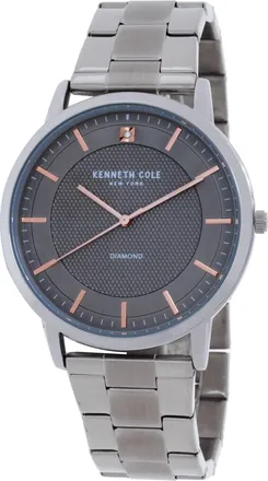 Kenneth Cole Diamond Quartz Grey Dial Mens Watch KCWGG2271405