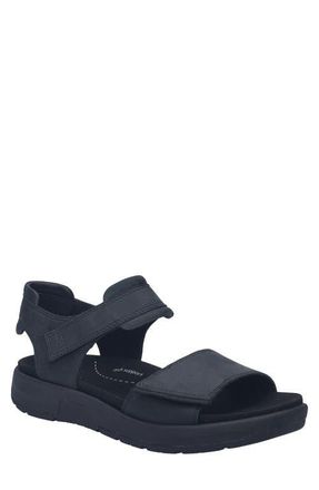 Josef Seibel Emeric 10 Quarter Strap Sandal in Black at Nordstrom, Size 12-12.5Us