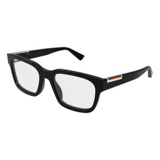 Gucci Rechthoekig montuur - Heren - Brillen - Zwart - 55 MM - Accessoires