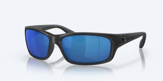 Costa Unisex Jose Polarized Sunglasses In Blackout Frame Blue Mirror