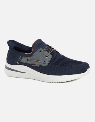 Skechers Mens Delson 3.0 Roth Slip In Mens Trainers - Navy - Size: 12