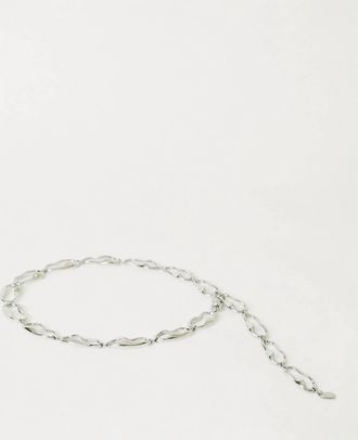 B-Low The Belt Womens Alessia Chain Belt In Silver