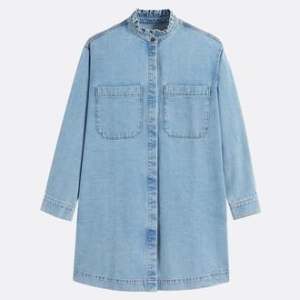 La Redoute Collections Rechte korte jurk, lange mouwen