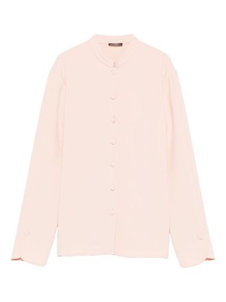 Emporio Armani Womens Crepe Shirt