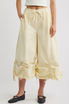 Damson Madder Orena Organic Cotton Culottes in Sage at Nordstrom, Size 10
