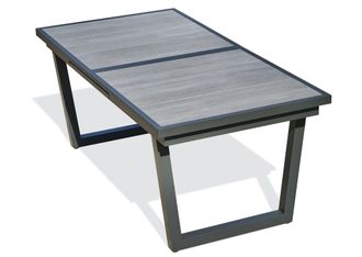 DCB Garden Dcb Garden - Olhos - Mesa De Jard&iacute;n 10 Plazas De Aluminio Con Tablero Cer&aacute;mica