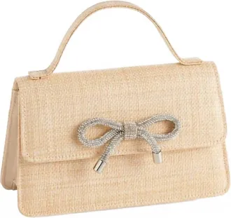Shiraleah Bowie Mini Straw Bag In Natural