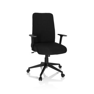 hjh OFFICE Silla home office tela negro