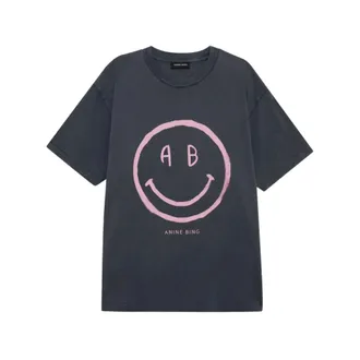 Anine Bing T-Shirts, female, Gray, Size: XS T-shirt Anine Bing