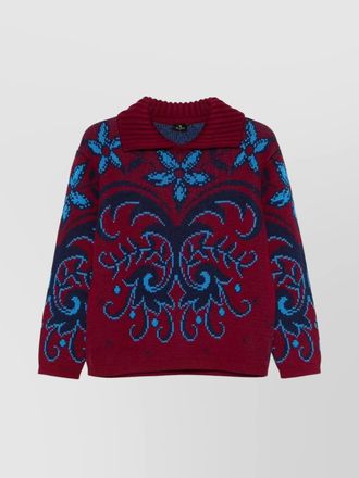 Etro wool jacquard sweater