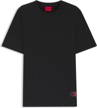 HUGO BOSS Gradient-logo T-shirt in cotton jersey