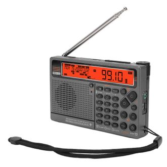 OEM Radio Port&aacute;til Multibanda Jectse, Sw Fm Mw Air V.uhf Wb, Bater&iacute;a Recargable De 2500 Mah, Bluetooth, Alarma Sos, Linterna, Color Naranja