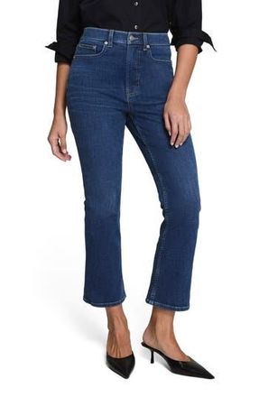 Spanx SPANXsculpt ReDefine High Waist Crop Kick Flare Jeans in Medium Indigo at Nordstrom Rack, Size 4