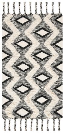 Safavieh Alfombra lana nero/neutrale 122 x 183 cm