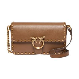 Pinko Pinko, Tassen, Dames, Bruin, ONE Size, Cross Body Bags
