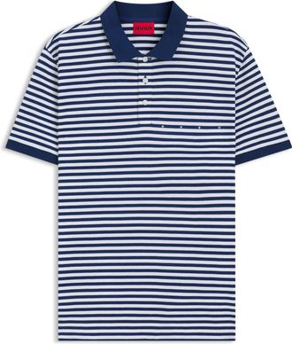 HUGO BOSS Tops, Heren, Blauw, M, Polo Shirts