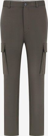 Moncler Slim-Fit-Cargohose aus Milanojersey