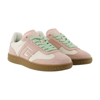 Balmain Womens Swan Sneaker Multicolor Calfskin