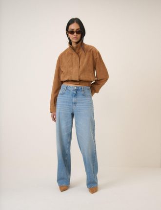 Nobody's Child Light Blue Wide Leg Stepney Loose Jeans