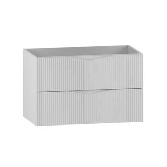 Petits Meubles Mueble bajo lavabo 80cm paneles de melamina y mdf blanco