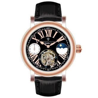 Christian Van Sant Tourbillon X Limited Edition Black Dial Mens Watch CV1000