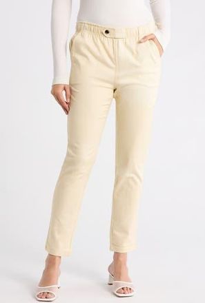 Patrizia Luca Side Button Capri Pants in Khaki at Nordstrom Rack, Size X-Large