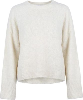 ottod'Ame Ronde hals gebreide kleding - Dames - Ronde hals truien - Beige - XS - Truien & Vesten