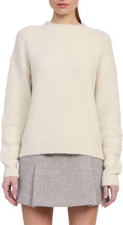 En Saison Alannah Knitted Sweater In Ivory