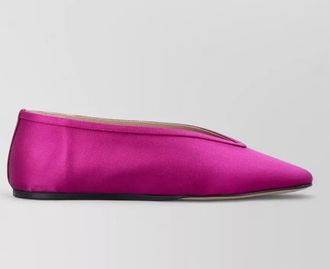 Le Monde Beryl luna satin pointed toe ballet flats