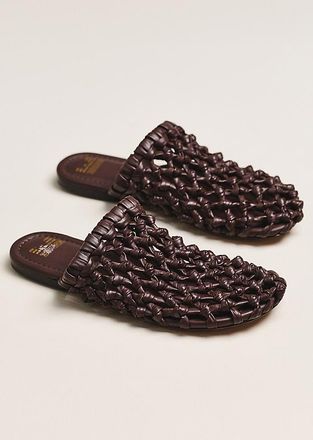Bronx Ann-aya Woven Mule Flats