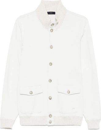 Fay Bomber in jersey - Toni neutri