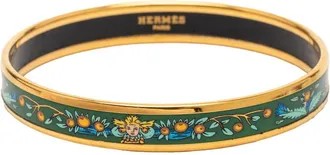 Herm&egrave;s Pre-owned Hermes Narrow Enamel Fruits Cloisonne Bangle 65 Ladies C7YP0M9ITNYFYUMD