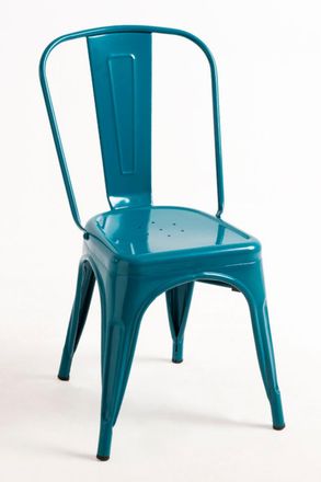 Regalos Miguel Pack 6 Sillas color verde azulado en acero reforzado