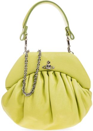 Vivienne Westwood Tassen, Dames, Groen, ONE Size, Katoen, Brooke Bag