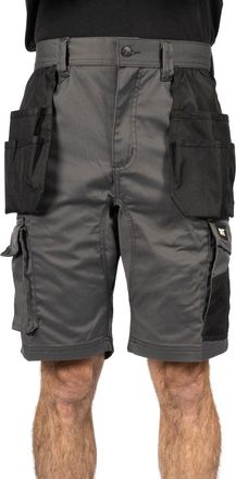 CAT Essential Stretch Holster Polyster Mannen Grijze Werkshorts