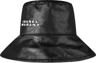 Isabel Marant Isabel Marant Caps & Mützen - Loiena Logo Bucket Hat - Gr. 56 - in Schwarz - für Damen