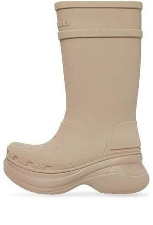 Balenciaga (WMNS) Crocs x Balenciaga Boots Beige 677388W1S8E2500