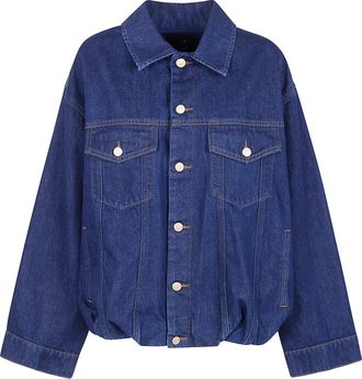 7 For All Mankind Gathered Jacket Indigo Soul